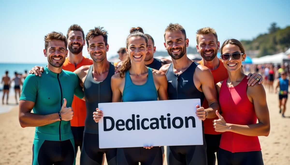 Triathlon de la Baule : la dédicace déjà culte des vainqueurs entreprises et partenaires